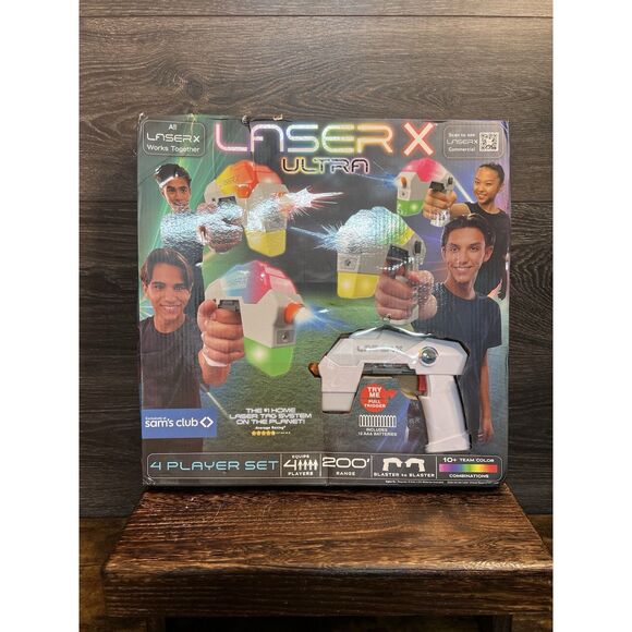 Laser X Ultra 4-Player Laser Tag Blaster, Blaster to Blaster, 200ft Range. NIB! - Picture 4 of 9
